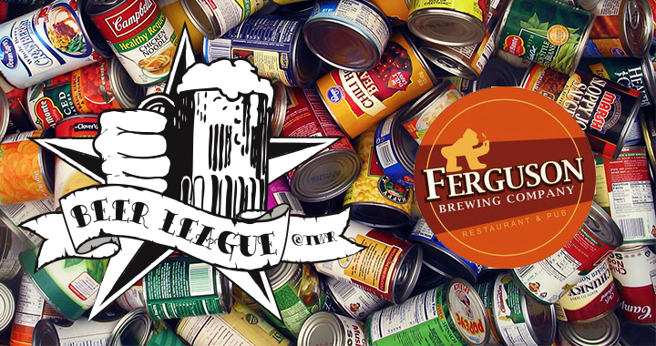 Ferguson Brewing Company is paying it forward and giving out free samples and schwag at Beer League at the Waiting Room this Thursday, December 17th!